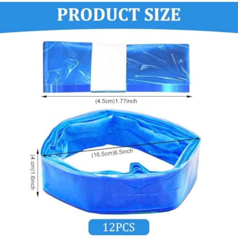 4 Pcs Eco-Friendly Nappy Bin Refill Bags, Compatible with Tommee Tippee Twist Click, Tec, Simplee Sangenic, Baby AngelCare Nappy Diaper Bin Liner Pails Disposal Systems Blue - Image 2
