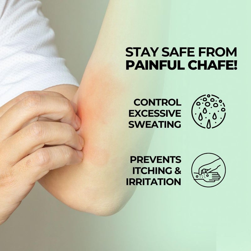 EXPOSED Sweat Protector Cream 90gm Pack of 1 Anti Chafing Cream Underarms Inner Thighs Under Breasts Soothes Rashes Calms Irritation Sunflower Oil Aloe Vera Rosemary - Image 4
