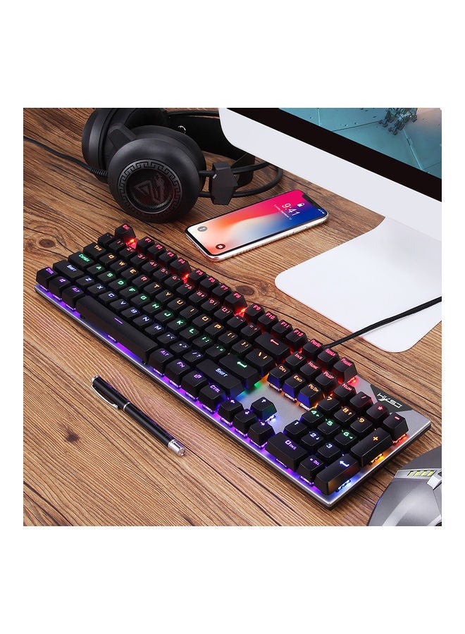 NIBEMINENT Wired RGB Backlit Keyboard Multicolour - Image 3