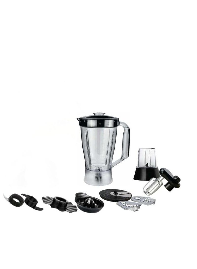 تسلا محضر طعام تسلا TSL-FP100 – بقوة 800 واط، 10 في 1 – وعاء 2 لتر، خلاط، مطحنة، عصارة، مفرمة، قطاعة – تصميم ستانلس ستيل – يدعم 35 وظيفة مختلفة - Image 4