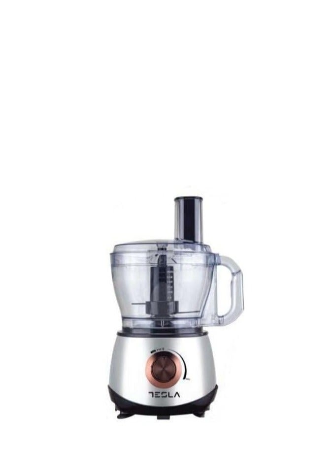 تسلا محضر طعام تسلا TSL-FP100 – بقوة 800 واط، 10 في 1 – وعاء 2 لتر، خلاط، مطحنة، عصارة، مفرمة، قطاعة – تصميم ستانلس ستيل – يدعم 35 وظيفة مختلفة - Image 3