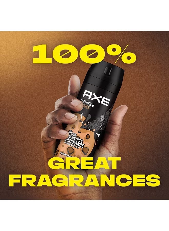 Axe - 48H Leather and Cookies Deodorant Bodyspray 150ml - Image 1