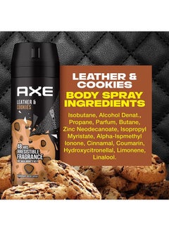 Axe 48H Leather and Cookies Deodorant Bodyspray 150ml  - Image 4