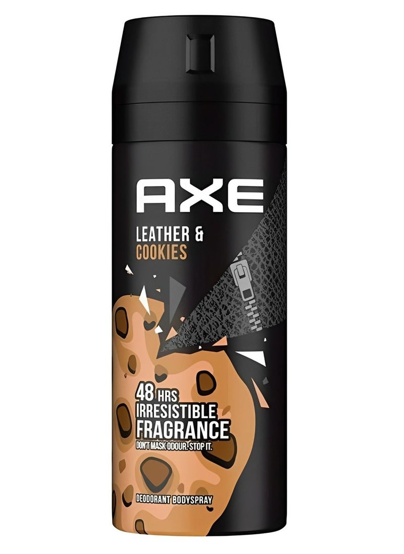 Axe - 48H Leather and Cookies Deodorant Bodyspray 150ml - Image 1