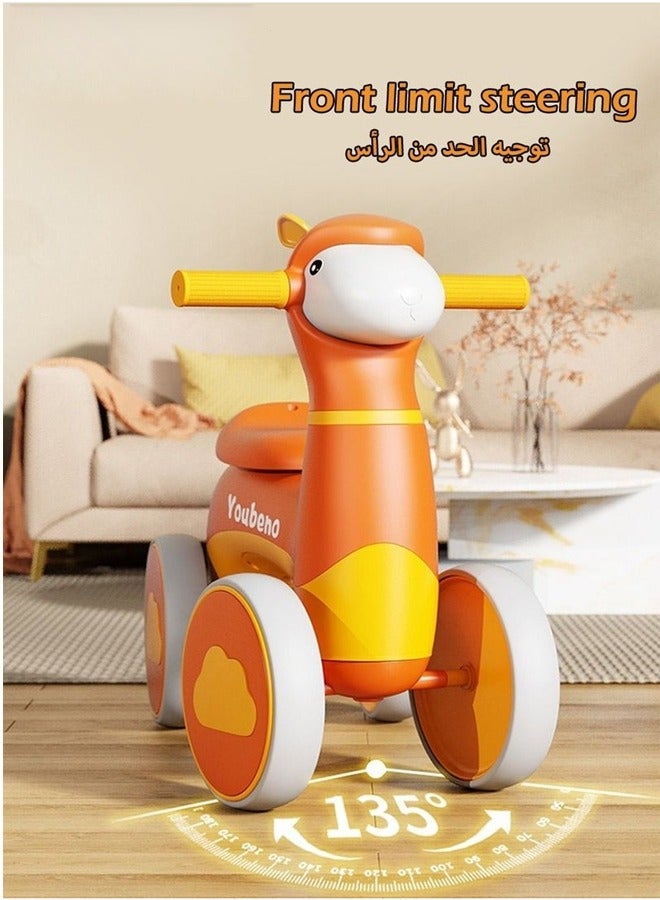Beauenty Balance Bike for Kids,Ride On Car with Light and Music,Friendly Training Balance,Ride On Toys as Children Gift - Image 5