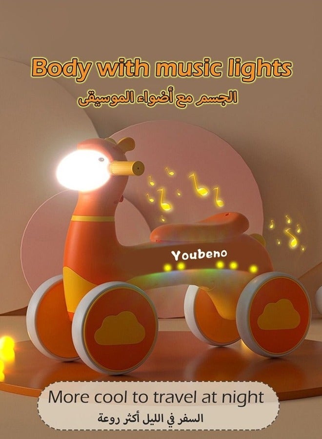 Beauenty Balance Bike for Kids,Ride On Car with Light and Music,Friendly Training Balance,Ride On Toys as Children Gift - Image 2