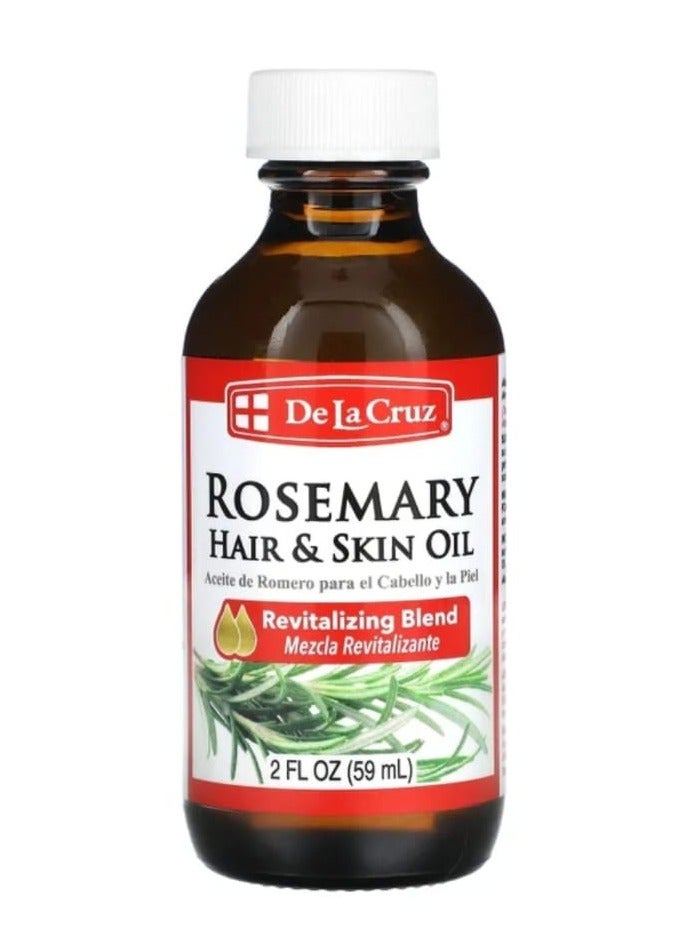 De La Cruz Rosemary  Hair and Skin Oil 59ml