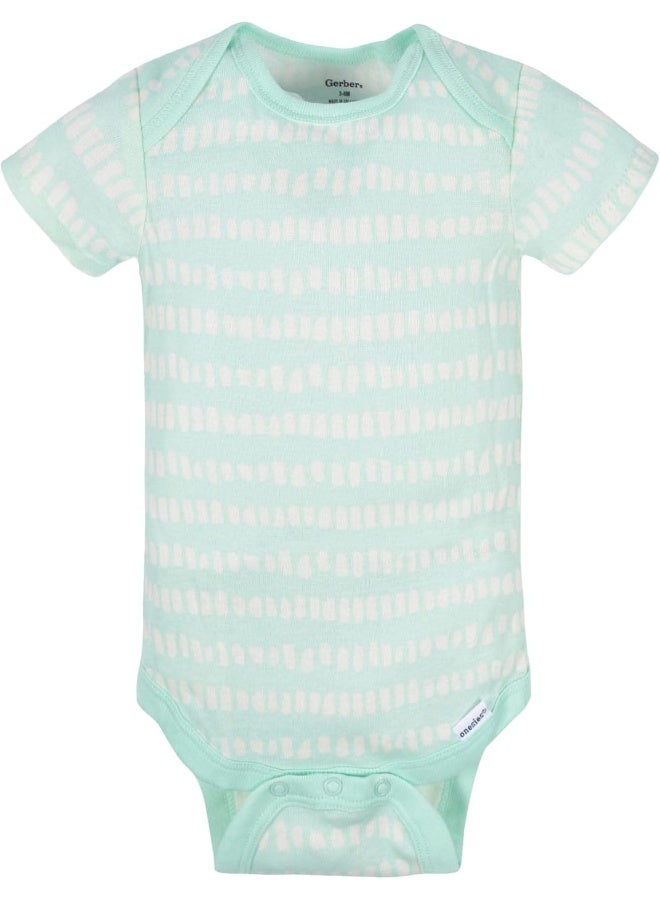 Gerber Gerber Baby 8-Pack Short Sleeve Onesies Bodysuits  - Image 4
