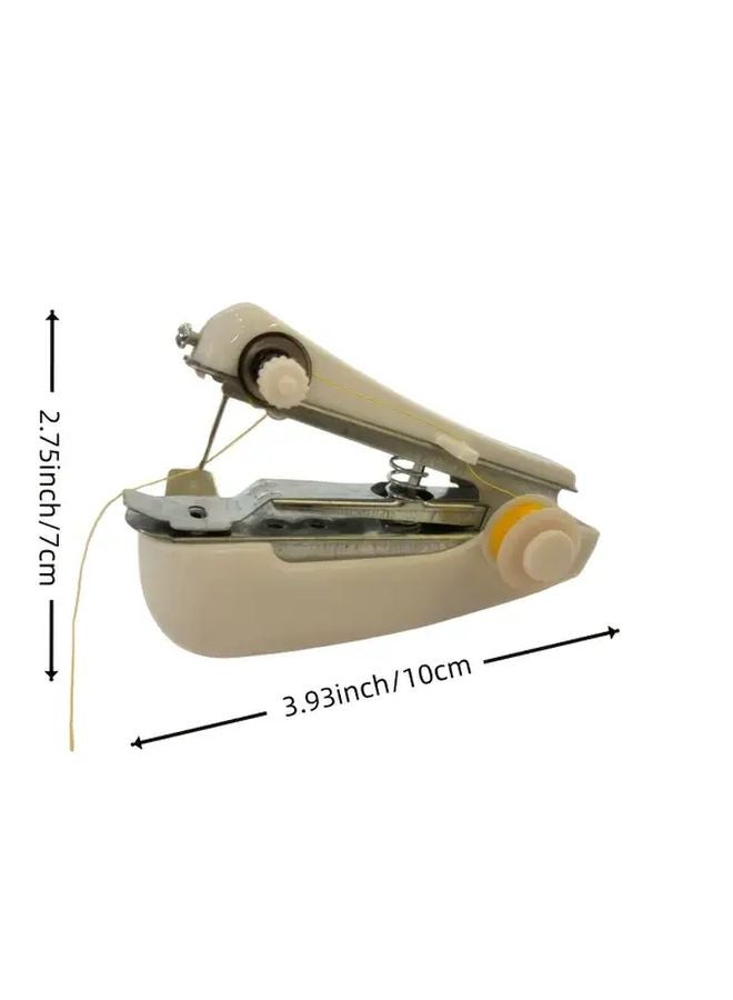 Portable Manual Handheld Sewing Machine Blue Compact Adjustable Needle For Quick Repairs - Image 4