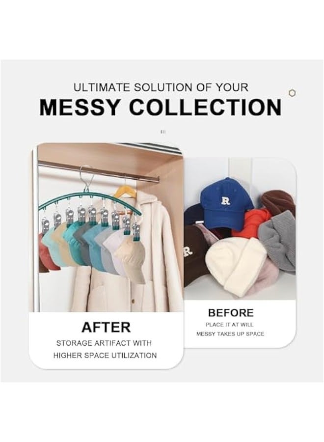 TRASSLE Room Closet Organizers and Storage, 2 Pack Clothes Storage Hangers with Rubber Coated and Clips, Wardrobe Clothes Organizer for Baby Clothes, Shorts, Pants Essentials - Image 3