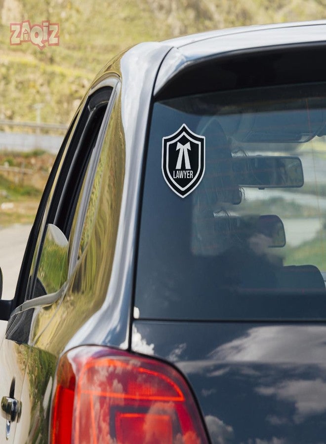 SnappySticker Car and Bike Sticker Easy to Stick and Remove Decal Sticker Justice Scales - Image 3