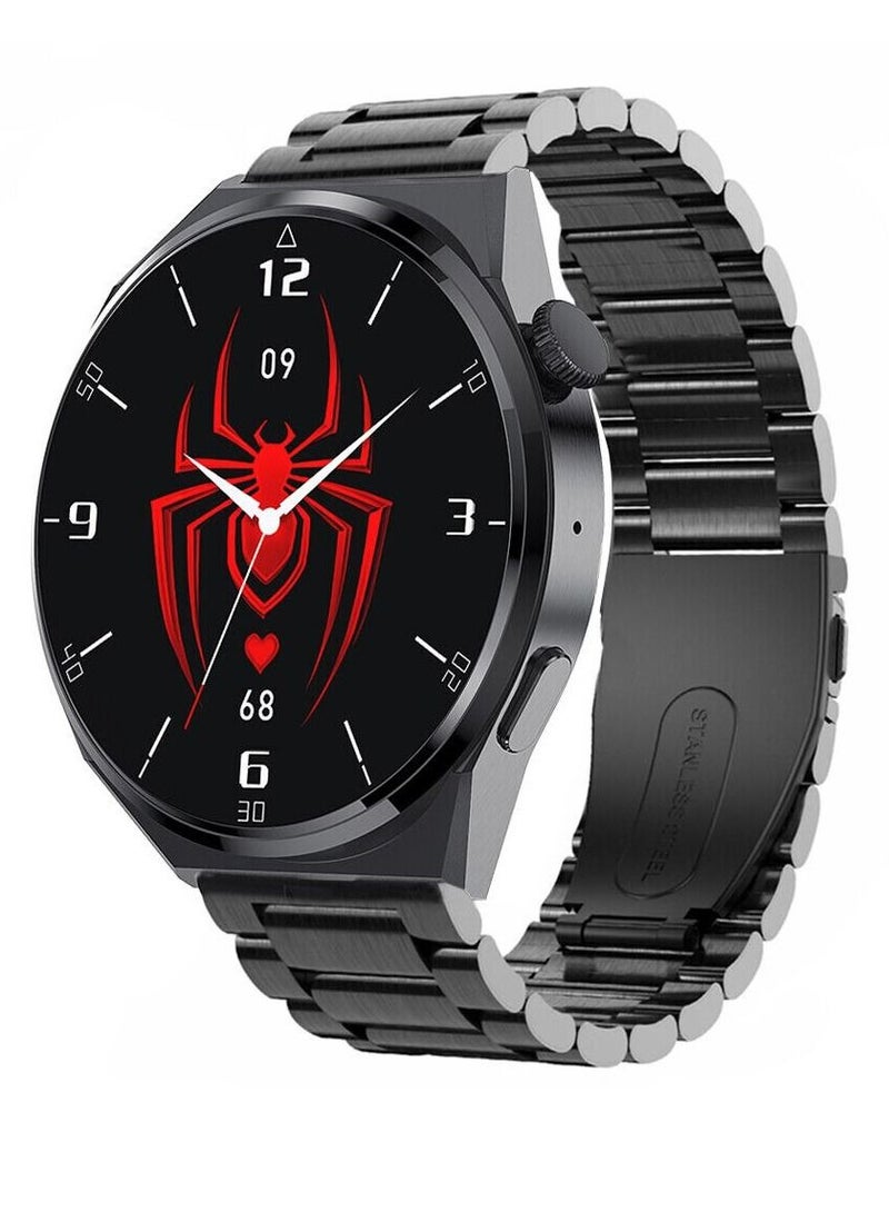 Zoom Plus Germany Full Touch Bluetooth Call Sports Fitness Tracker Heart Rate Monitor IP67 Waterproof Smartwatch For IOS Android Black - Image 1