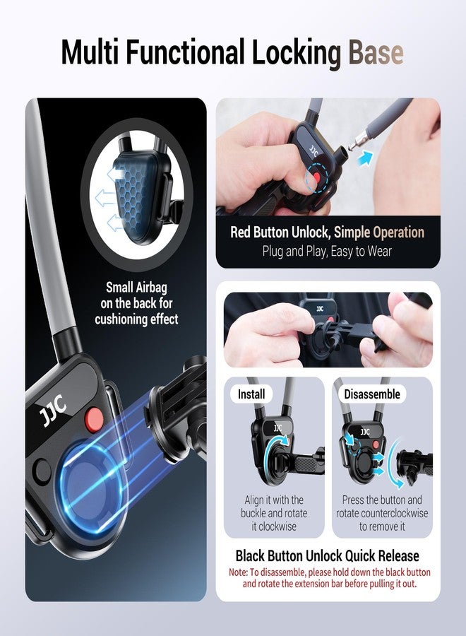 Kiorafoto POV Cell Phone Necklace Mount, Compatible with Magsafe, GoPro Instax 360, Dji, iPhone 16, 15, 14, 13, 12 Plus, Pro Max, 3 Levels of Multi-Angle Adjustment, 25.6 inches (65 cm) - Image 3