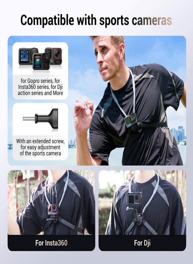 Kiorafoto POV Cell Phone Necklace Mount, Compatible with Magsafe, GoPro Instax 360, Dji, iPhone 16, 15, 14, 13, 12 Plus, Pro Max, 3 Levels of Multi-Angle Adjustment, 25.6 inches (65 cm) - Image 5