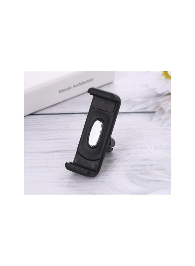 S-TOP Air Vent Car Phone Holder - Universal Adjustable Airframe Mount for iPhone & Android, Hands-Free Black Smartphone Cradle (360° Rotation) - Image 2