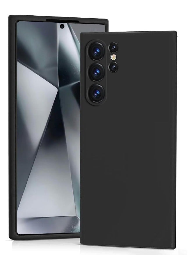 FOCUS Case for Samsung Galaxy S24 UltraSoft Silicone Shockproof Matte Finish Back Cover Inner Fabric Lining with Camera Protection Case for Samsung Galaxy S24 Ultra - Image 1