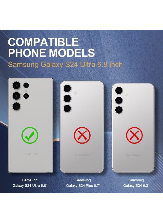 FOCUS Case for Samsung Galaxy S24 UltraSoft Silicone Shockproof Matte Finish Back Cover Inner Fabric Lining with Camera Protection Case for Samsung Galaxy S24 Ultra - Image 2