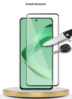 دبليو تيك واقي شاشة من الزجاج المقوى Huawei Nova 12 SE 4G 2024 Premium E2E Full Glue (MSGECN) - شفاف / أسود  - Image 5