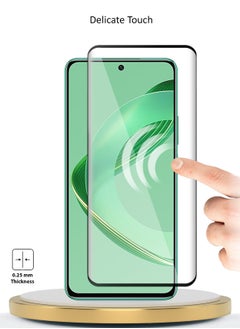 دبليو تيك واقي شاشة من الزجاج المقوى Huawei Nova 12 SE 4G 2024 Premium E2E Full Glue (MSGECN) - شفاف / أسود  - Image 4