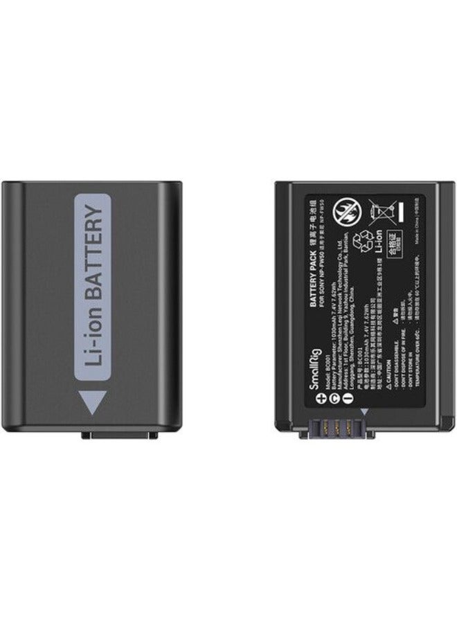 SMALLRIG طقم SmallRig NP-FW50 مكون من بطاريتين مع شاحن مزدوج - Image 4