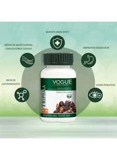 Vogue Wellness Triphala Tablets 60 - (Pack Of 1)  - Image 4