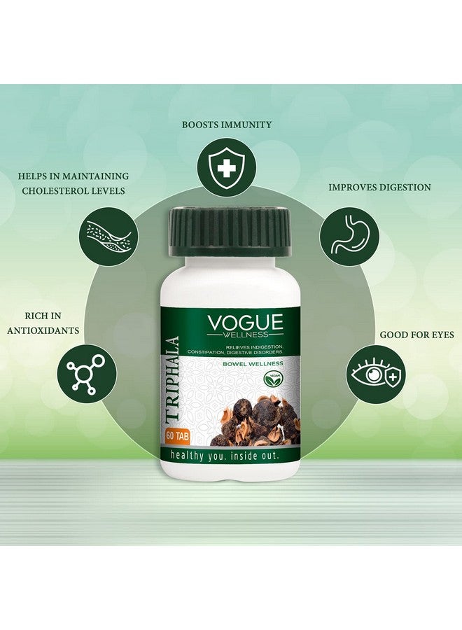 Vogue Wellness Triphala Tablets 60 - (Pack Of 1) - Image 4