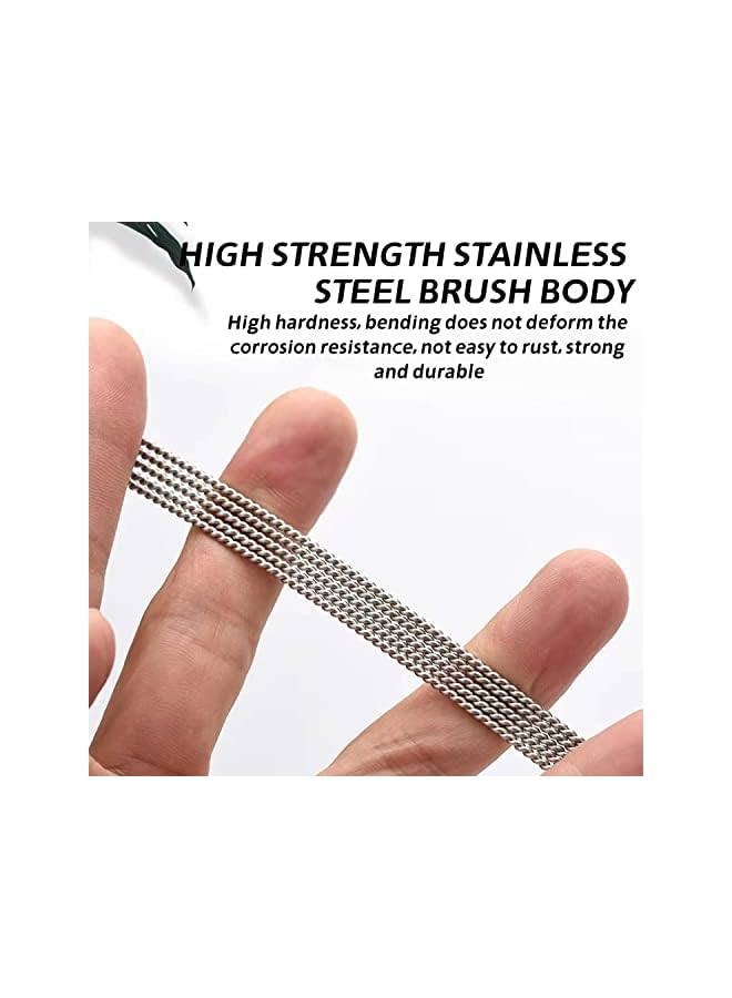 promass Extra Long Duct Cleaner, 59" Flexible Nylon Drainage Stainless Steel Long Brush for Cleaning Feedibing Tubes and Racking Lines - Image 5