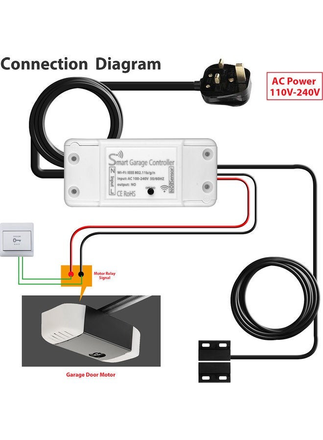 NIBEMINENT Intelligent Garage Controller White - Image 5