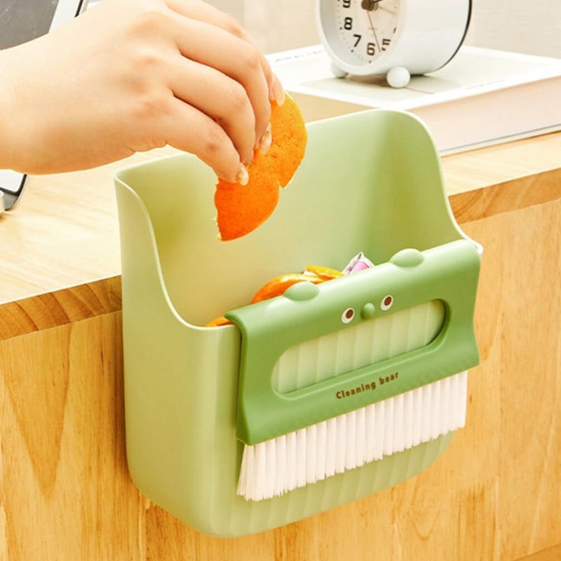 Swejos Swejos Mini Hand Whisk Broom Brush Hand Dustpan Table Top Brush Portable Table Crumb Sweeper Broom for Home Desktop Sofa Kitchen Keyboard - Image 4