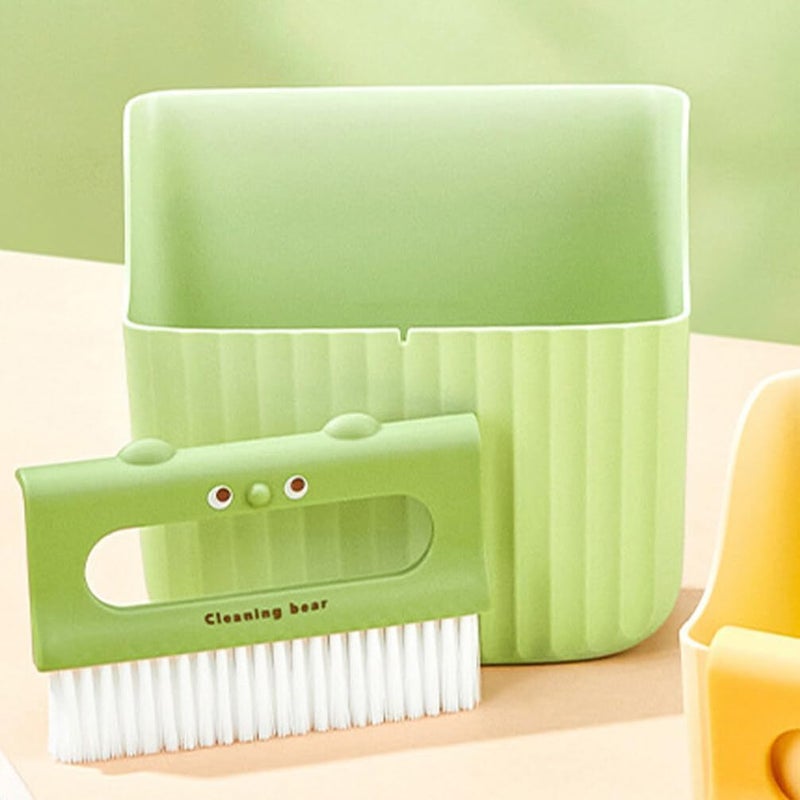 Swejos Swejos Mini Hand Whisk Broom Brush Hand Dustpan Table Top Brush Portable Table Crumb Sweeper Broom for Home Desktop Sofa Kitchen Keyboard - Image 5