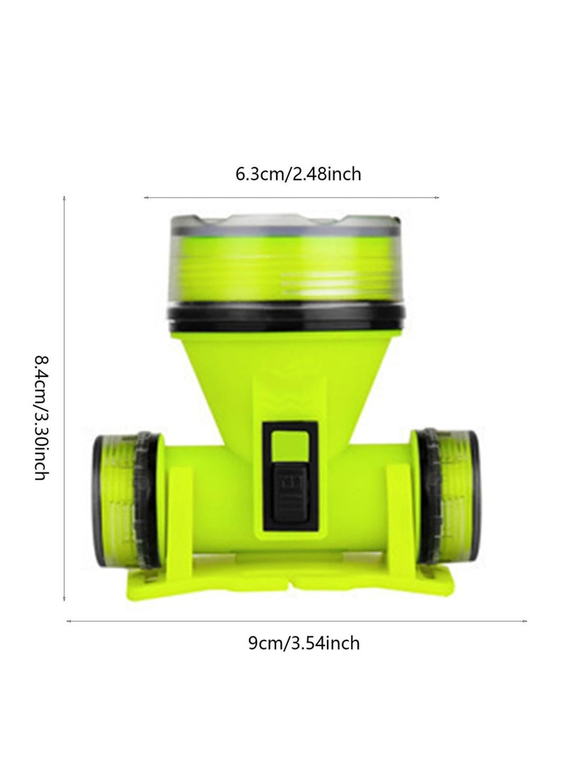 ZLH HITY - LED Diving Headlamp, Waterproof Bright LED Diving Flashlight, 2 Light Modes Scuba Diving Headlight, Rechargeable Forehead Scuba Diving Light - Image 1