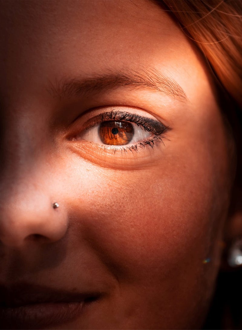 أقراط أنف من الفولاذ المقاوم للصدأ مضادة للحساسية على شكل حرف L مقاس 1.5 مم و2 مم و2.5 مم للنساء والرجال مجوهرات مناسبة لثقب الأنف - Image 3