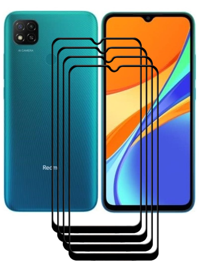 ACLIX 4 Pieces Antistatic ESD Dustproof Premium Quality High Definition Tempered Glass Screen Protector Designed For Xiaomi Redmi 9C - Image 1