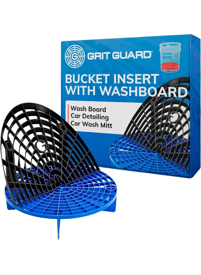 Grit Guard The Insert with Washboard Combo Pack (Black/Blue) - Image 1