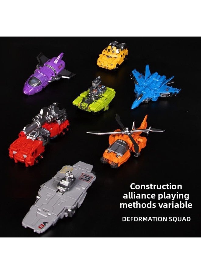 Alloy Version Of Deformed Toy Model Sea, Land And Air Mecha Suit Gift Box Kidsren's Educational Boy Gift-Color:Sea, Land And Air Transformation Team-shuttle [single Style] - Image 4