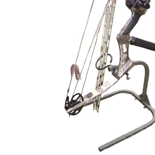 HME Lightweight Durable Portable 360-Degree Rotating Tool-Free Setup Archer's Practice Bow Stand with Arrow Ring Included - Image 5