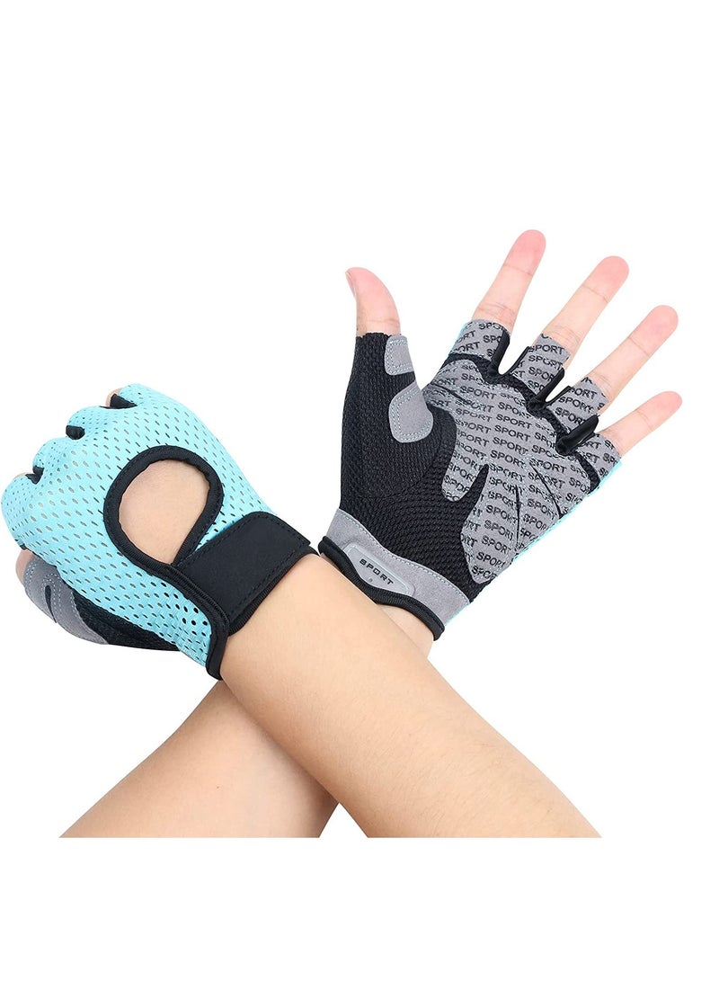 KASTWAVE Gym Gloves, Breathable Training Gloves with Microfiber Fabric,  No-Slip Silicone Padded Palm Protection and Extra Grip, Fitness Gloves for Men  Women, Weight Lifting/ Cross Fit/ Cycling - Image 1