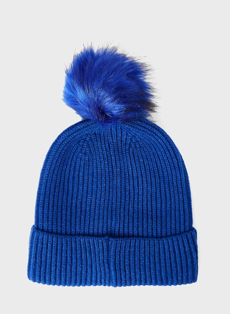 VERO MODA Pom-Pom Detail Beanie