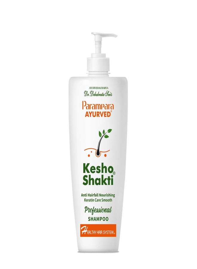 Parampara Ayurved Kesho Shakti Professional Shampoo, Anti Hairfall, Nourishing, Keratin Care, Smooth Hair 450ml - Image 1