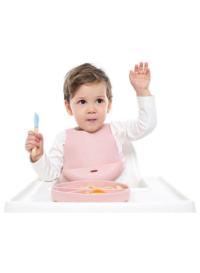 Minikoioi Flexi Baby Bib - Pink - Image 4