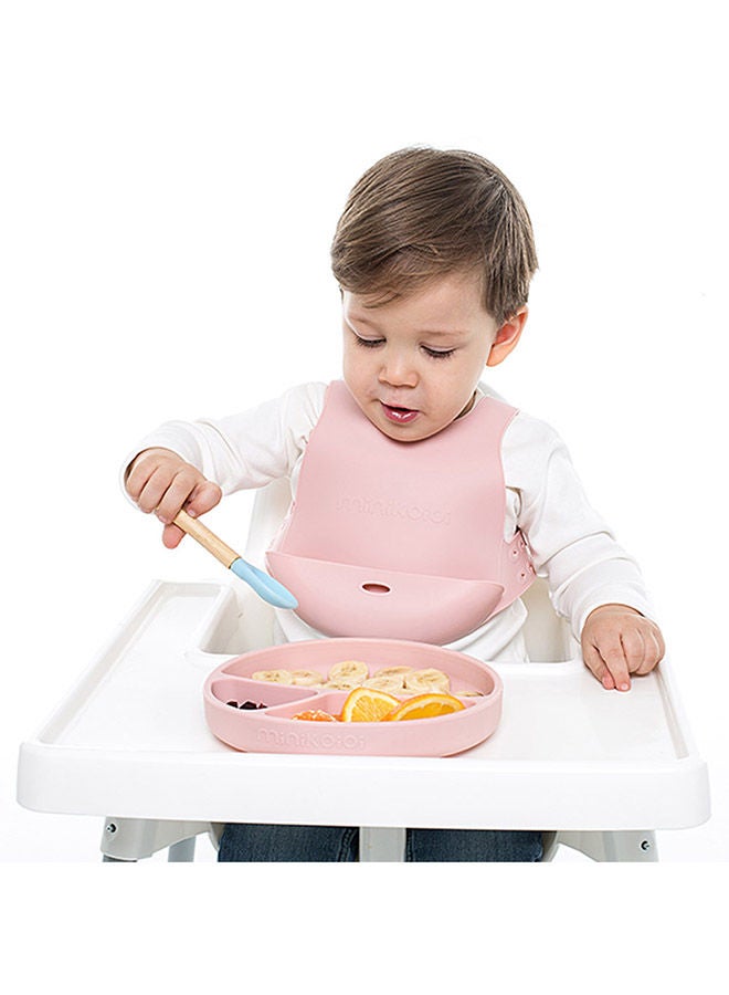 Minikoioi Flexi Baby Bib - Pink - Image 3