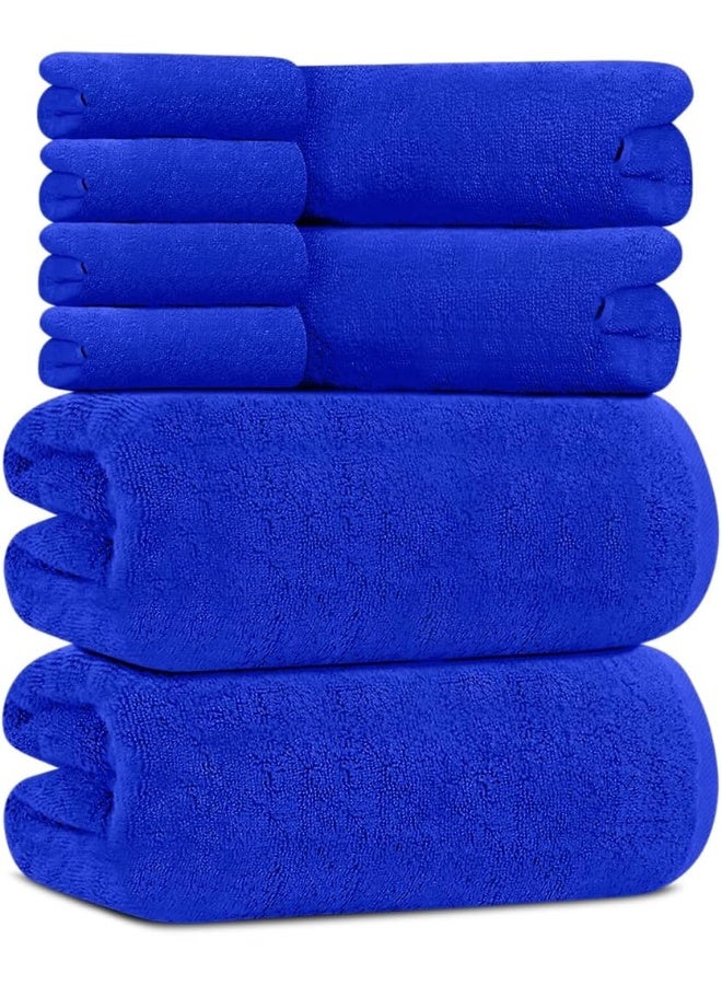 Topify Premium Bath Towels Set Pack of 8 - Image 2