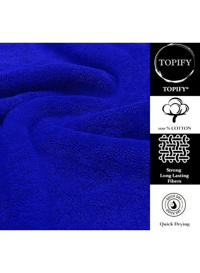 Topify Premium Bath Towels Set Pack of 8 - Image 5
