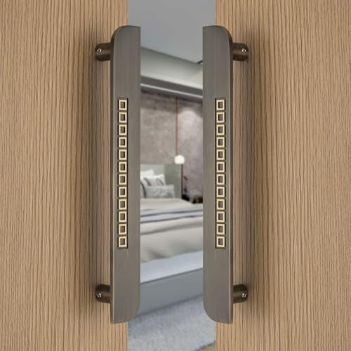 COMPASS 12" Brass Main Door Handle | Door Handles for Main Door | Pull Handles for All The Doors of House | Office | Hotels | PH-RDO (Pack of 1, Antique Finish) - Image 2