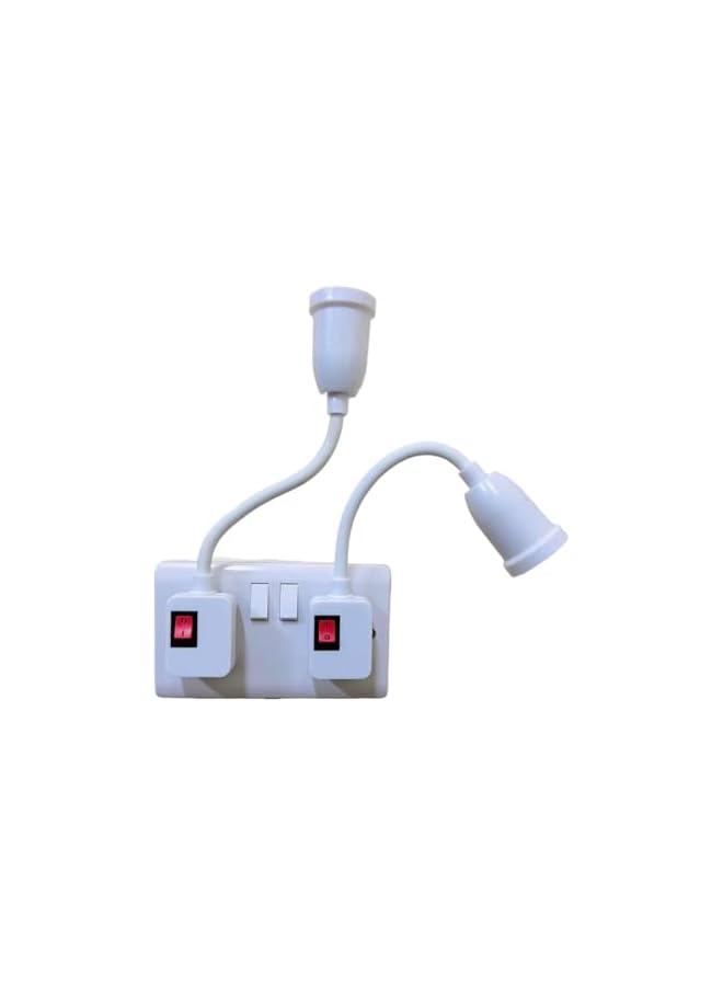 The Bros Lamp Holder Screw Kind Socket Flexible Easy To Move Any Direction E27 With ON/Off Switch (2 Pcs) - Image 3