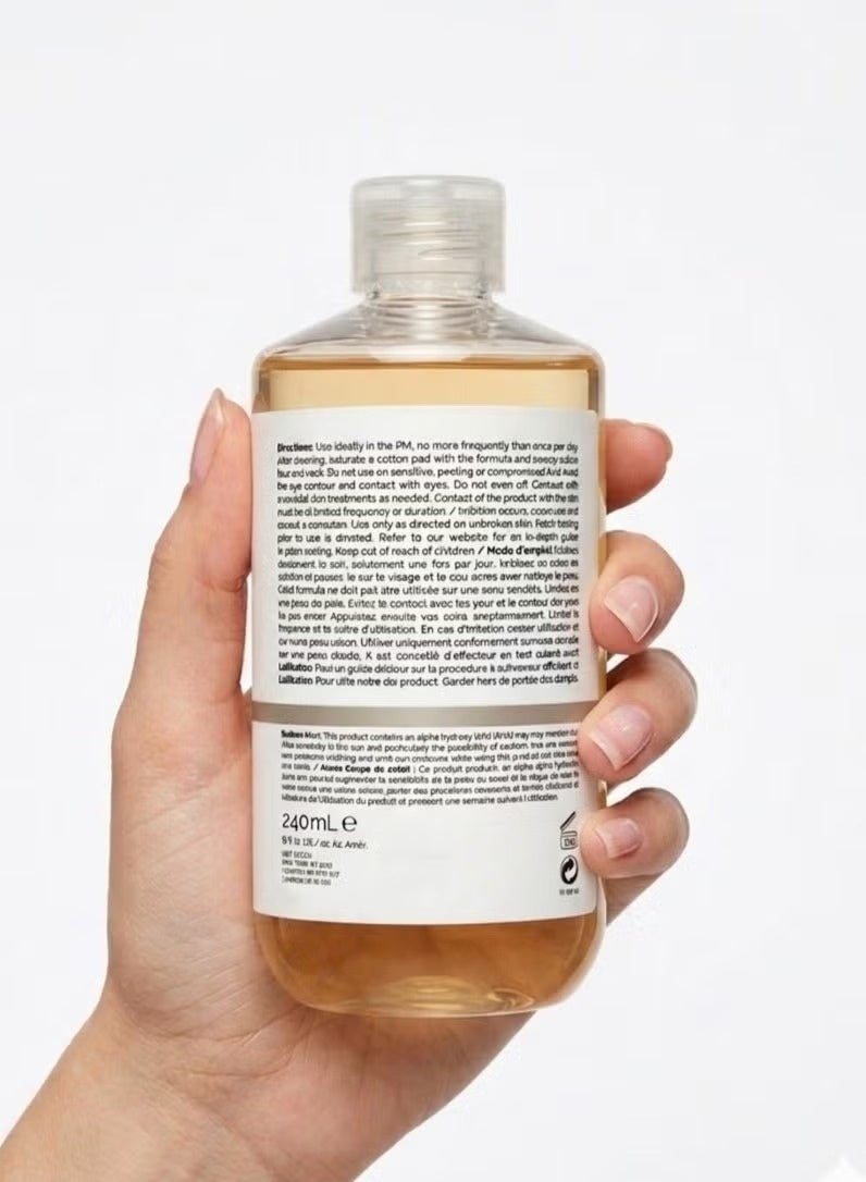 SENVIL Glycolic Acid 7% Exfoliating Toner Daily Skin Toning Solution, Alpha Hydroxy Acid AHA Liquid Exfoliator for Face Brightening, Dark Spots, Uneven Skin Tone & Texture Improvement, Gentle Peeling, 240ml - Image 3
