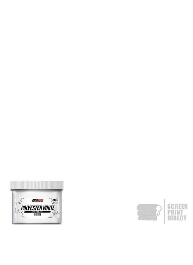 Screen Print Direct - Polyester White (8Oz.) Plastisol Ink For Screen Printing Fabric Low Temperature Curing Plastisol By Screen Print Direct Fast Cure Ink For Silk - Image 1