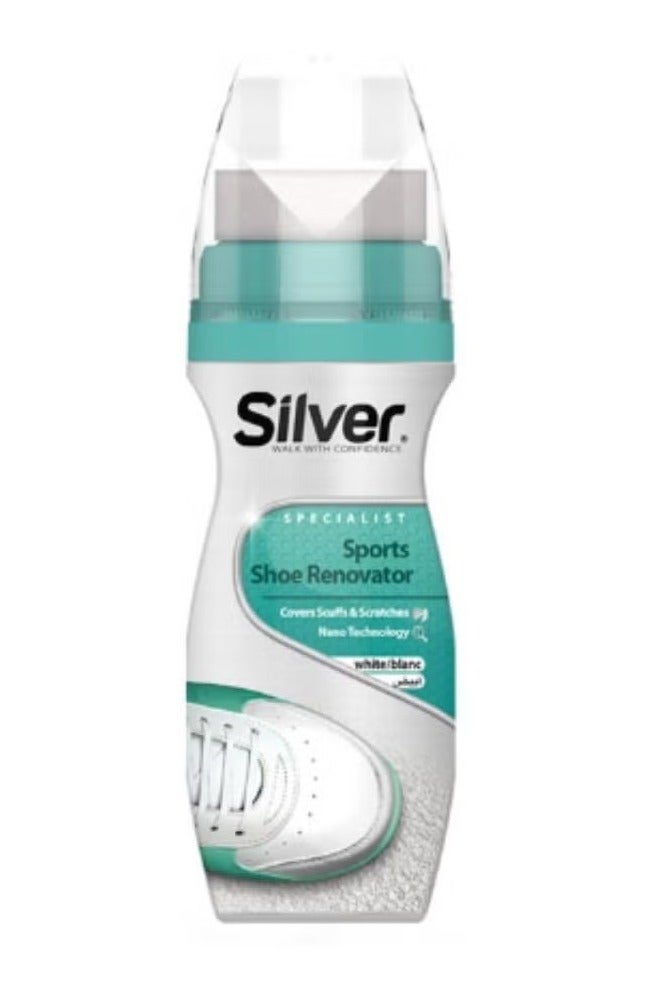 Silver Instant shoe polish liquid white 75 ml. - Image 1