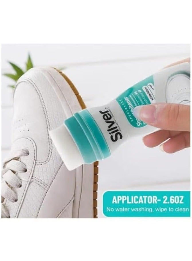 Silver Instant shoe polish liquid white 75 ml. - Image 3
