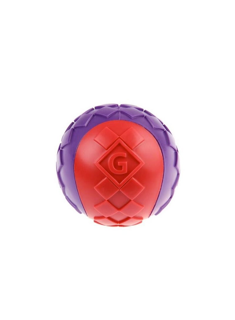 GIGWI Dog Playing Toy Ball Squeaker Solid Small Multicolor - Image 2